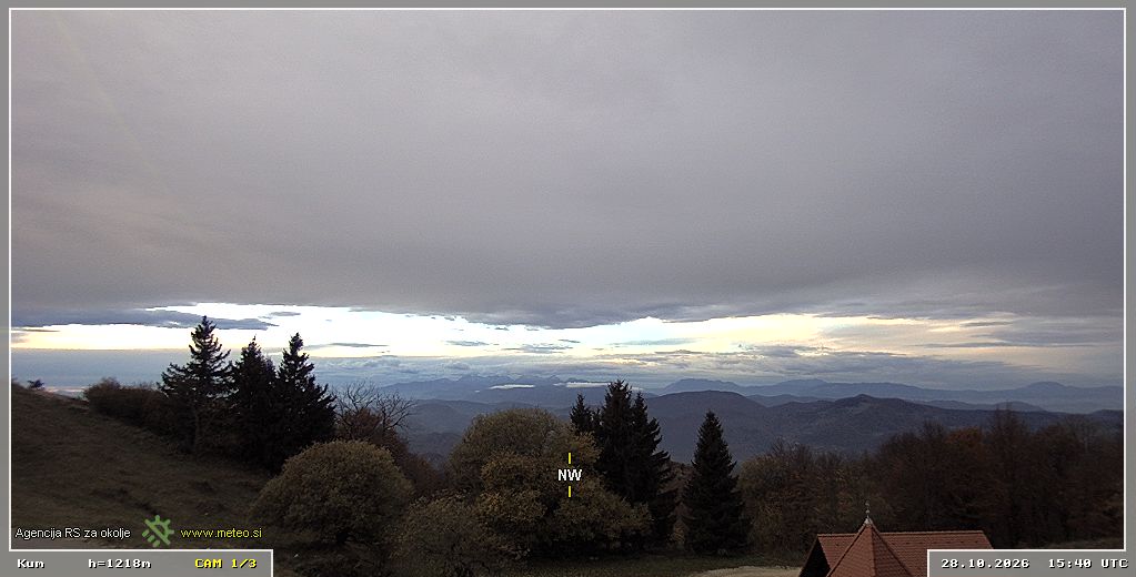 ARSO webcam, Kum, looking north-west